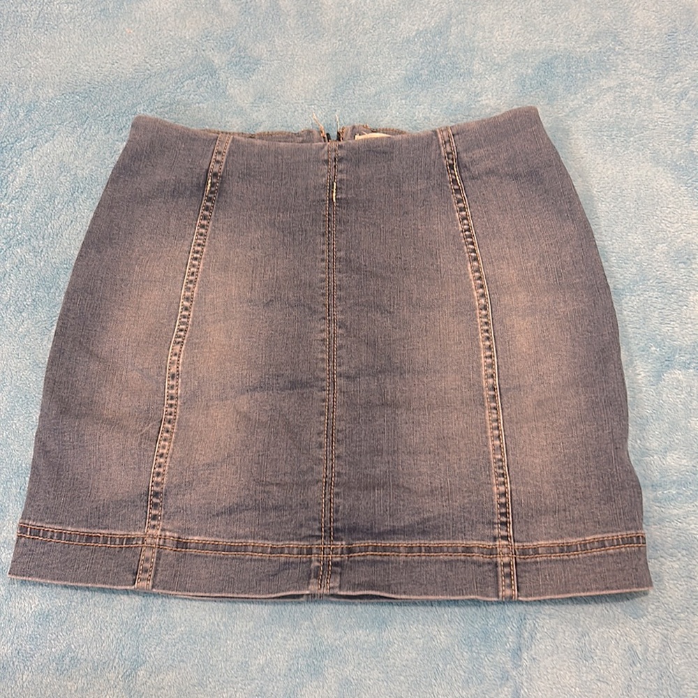 Jolt Mini Jean Skirt